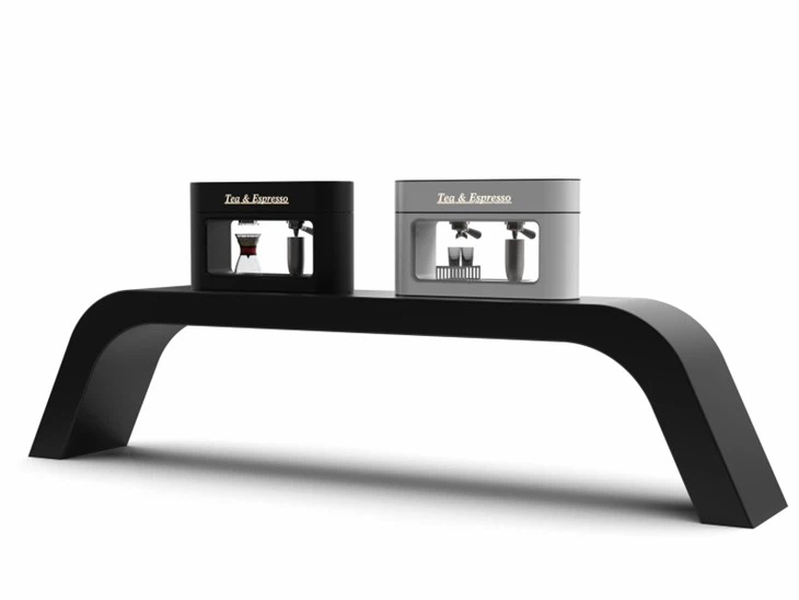 black and white